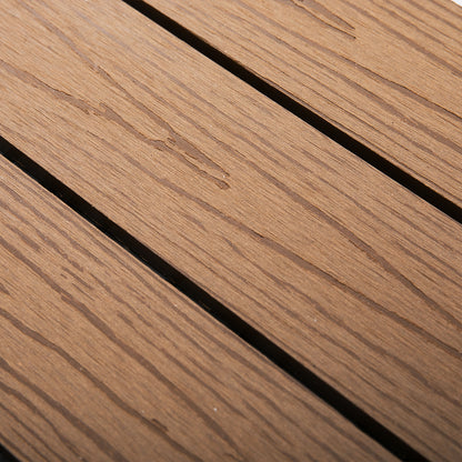 Terrace Tiles - Interlocking Deck Tiles - Set of 11 pcs, Max Surface 10.76 sq ft - Easy Installation, dim. 11.81 x 11.81 inches