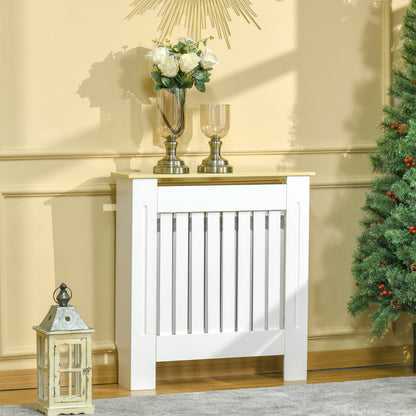 Radiator Cover 78x19x83 cm MDF Radiator Cover for Living Room Bedroom Hallway White