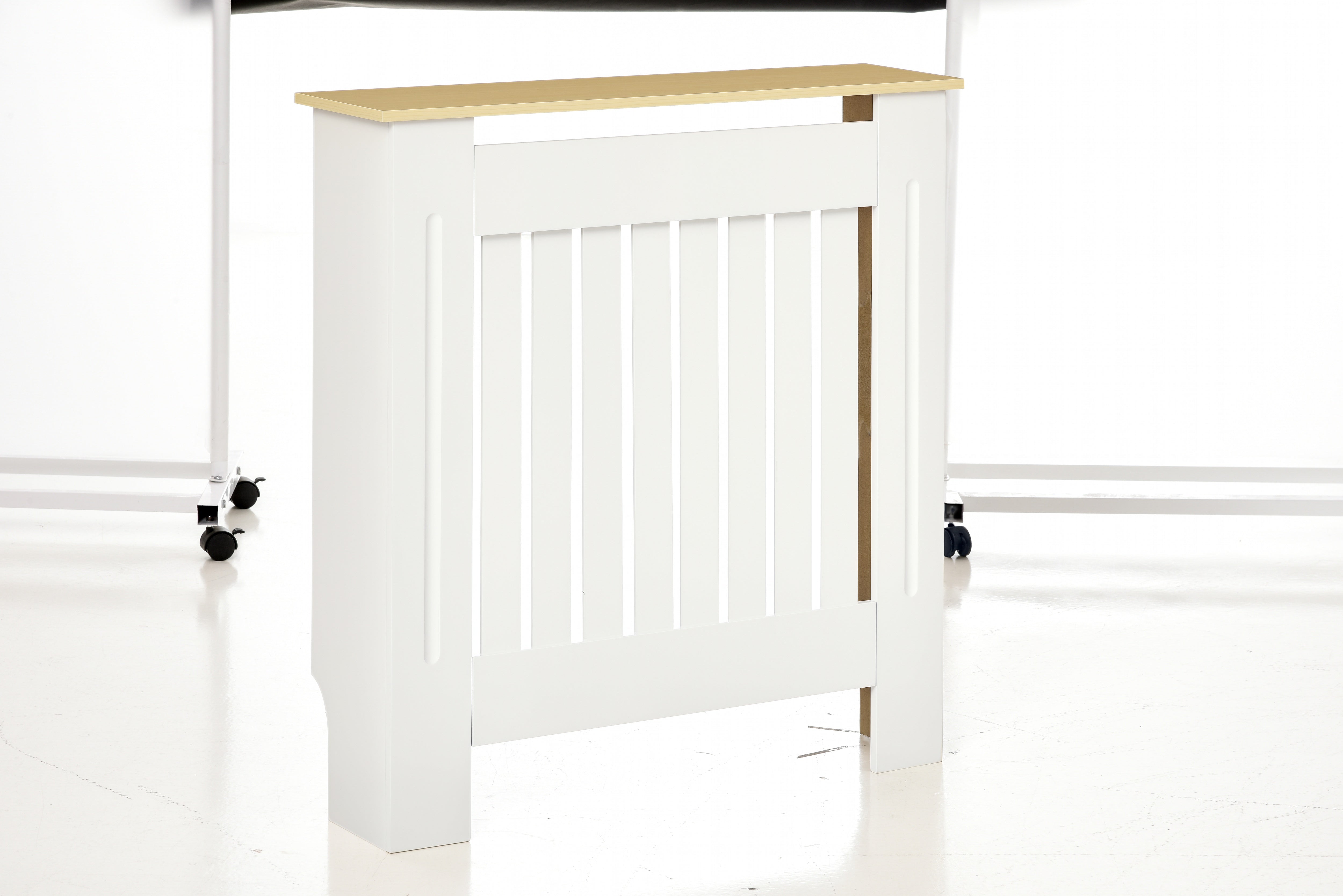 Radiator Cover 78x19x83 cm MDF Radiator Cover for Living Room Bedroom Hallway White