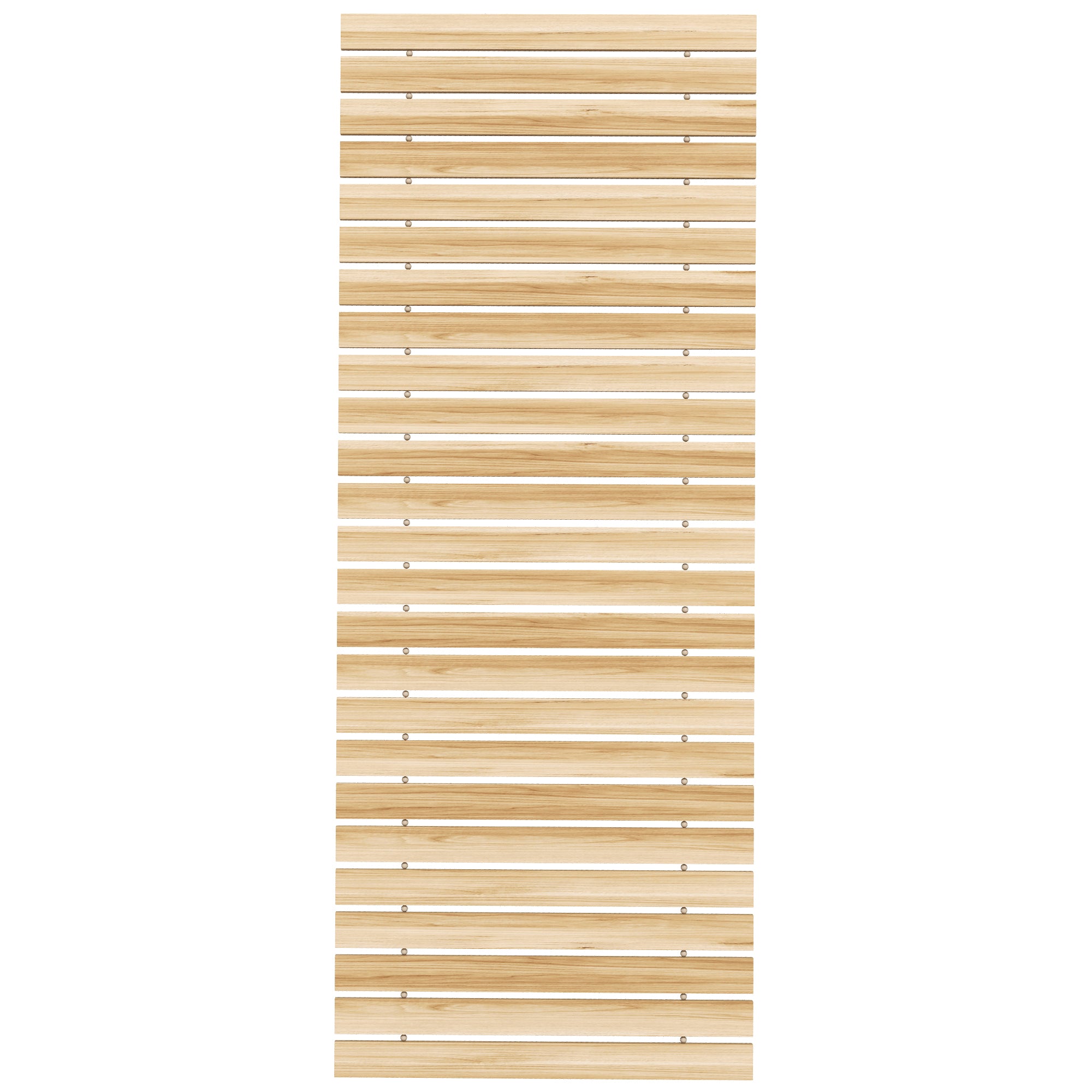 120 cm Garden Path, Roll-up Weatherproof Garden Step Decorative Wooden Step made of Fir Wood, for Garden, Balcony, Nature