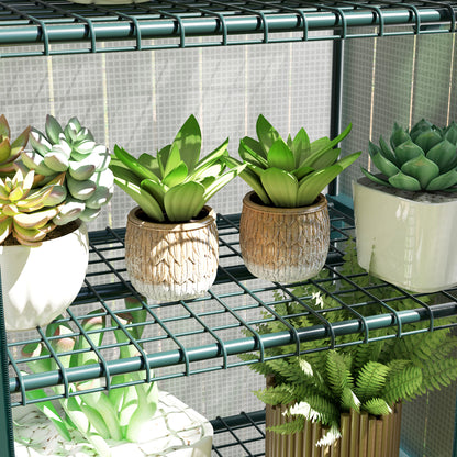 Greenhouse with Rollers, Shelves, Winterproof Steel Foil Greenhouse, Greenhouse for Balcony, Garden, Tomato House 69 x 50 x 165 cm, Tomato Greenhouse for Tomatoes, Flowers, Plants White