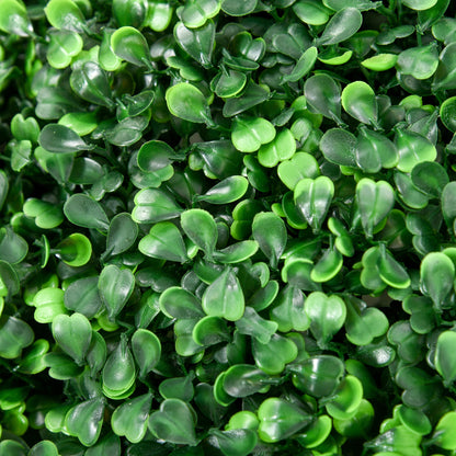 Set of 2 Artificial Boxwood Topiary Balls Ø50cm, Decorative Indoor and Outdoor Fake Plants, Green