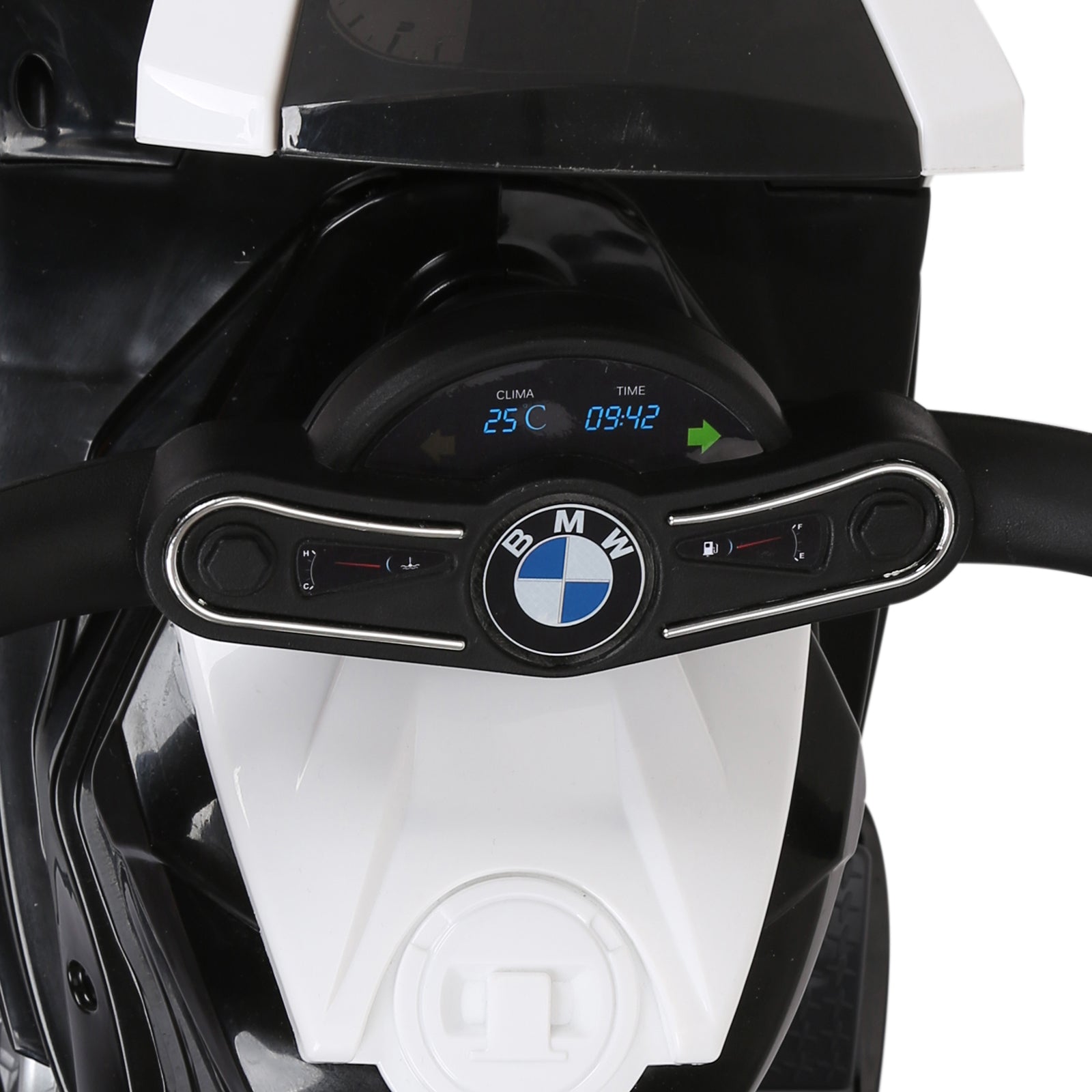 Electric Kids Motorcycle BMW S1000RR Electric Motorcycle with Music, Headlights, Kids Electric Motorcycle for Children 18-36 Months Black