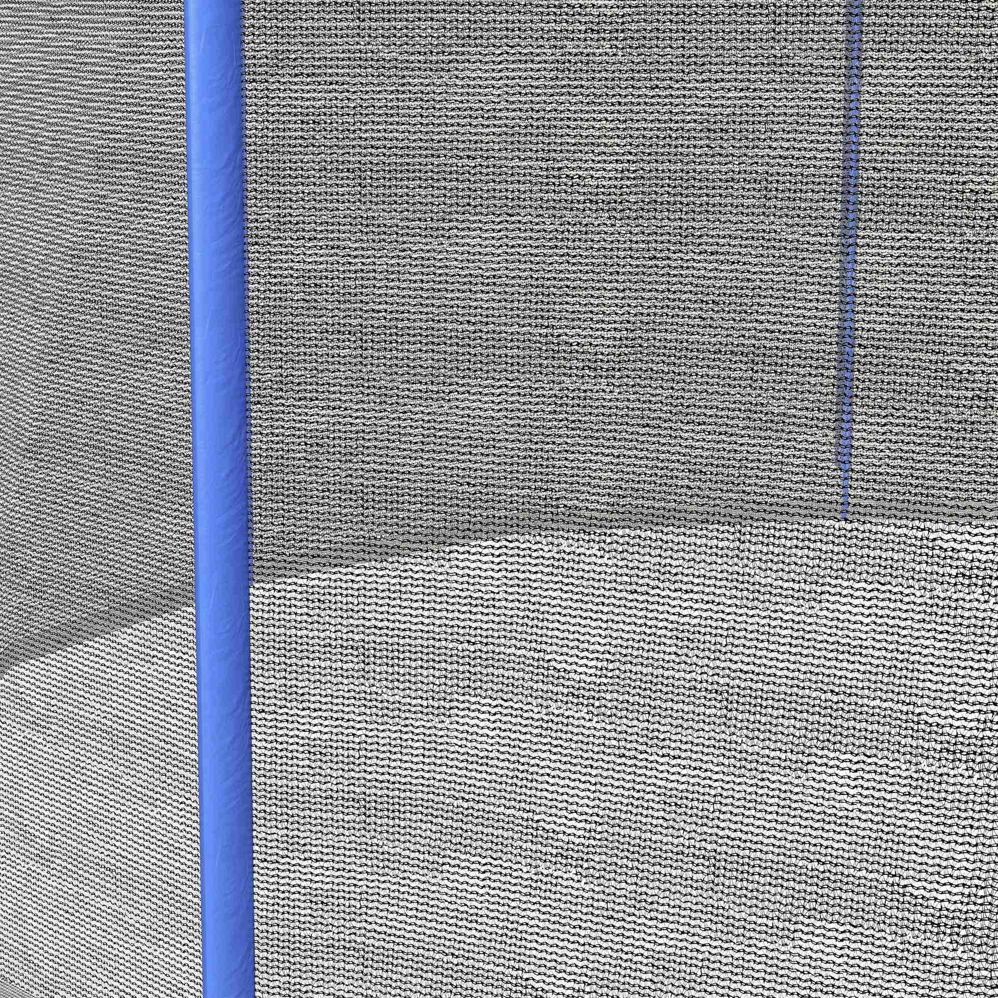 SPORTNOW Trampoline Safety Net for Ø244 cm Round Trampoline Outdoor Protective Net for 6 Straight Poles Blue