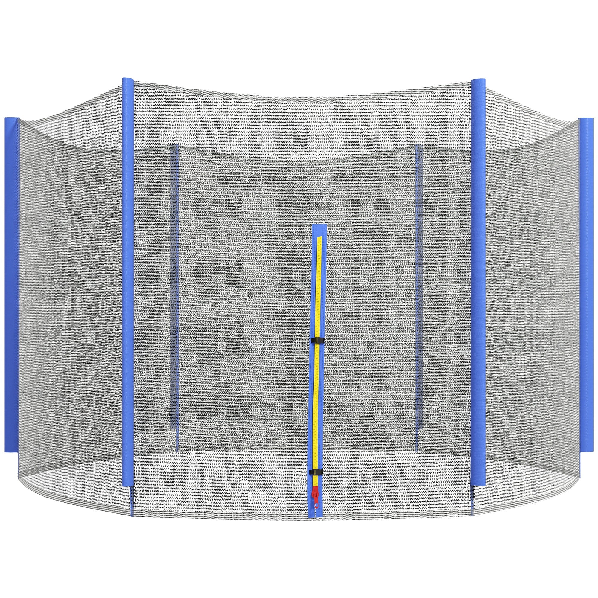 SPORTNOW Trampoline Safety Net for Ø244 cm Round Trampoline Outdoor Protective Net for 6 Straight Poles Blue