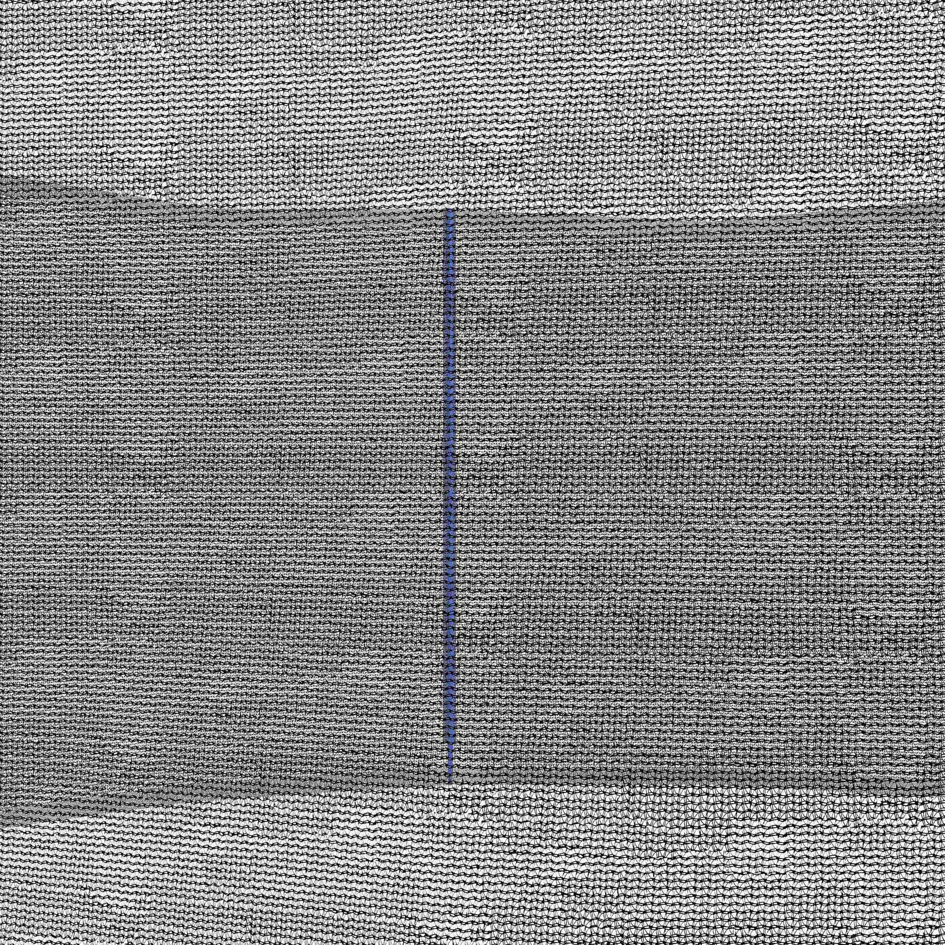 SPORTNOW Trampoline Safety Net for Ø244 cm Round Trampoline Outdoor Protective Net for 6 Straight Poles Blue
