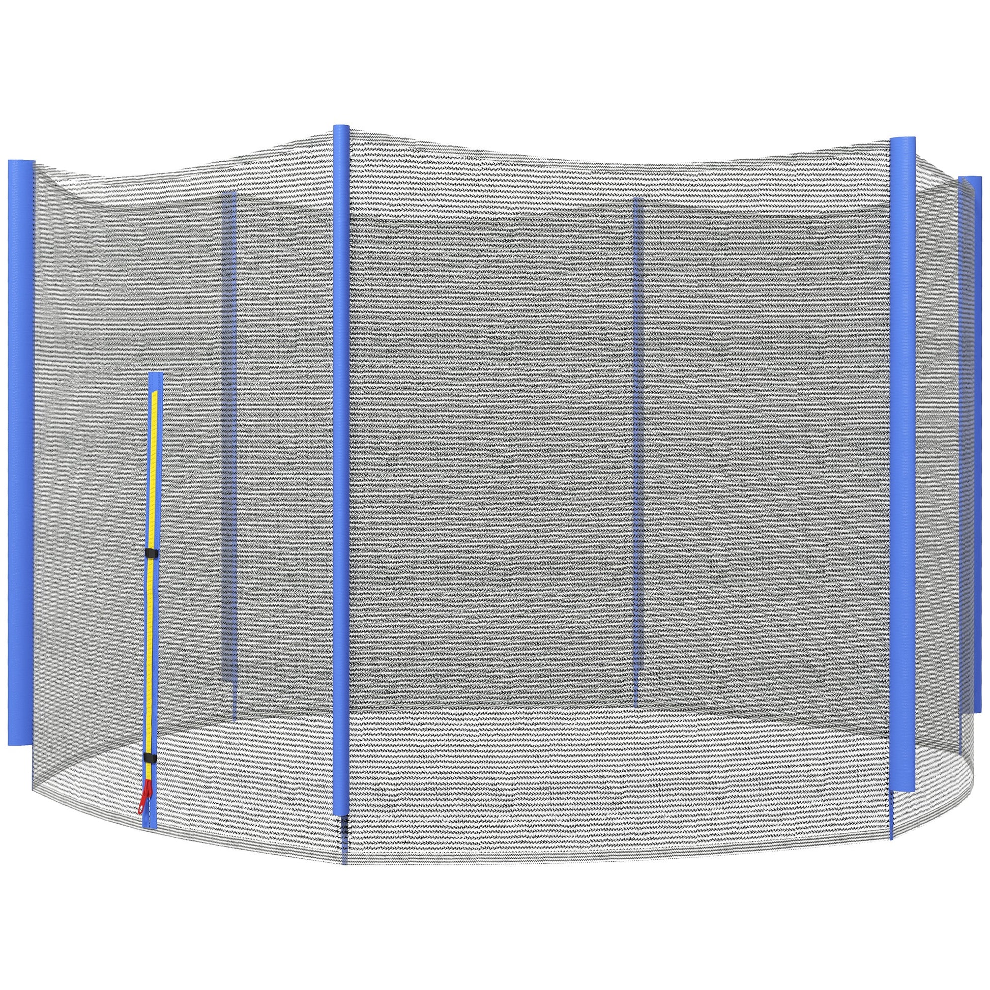 SPORTNOW Trampoline Safety Net for Ø244 cm Round Trampoline Outdoor Protective Net for 6 Straight Poles Blue