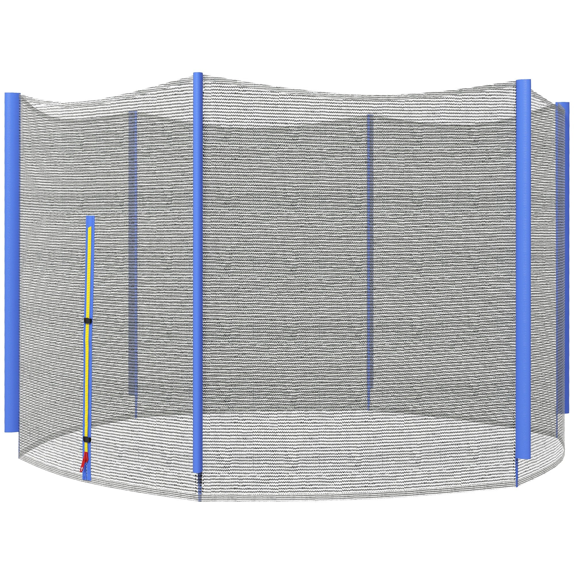 SPORTNOW Trampoline Safety Net for Ø244 cm Round Trampoline Outdoor Protective Net for 6 Straight Poles Blue