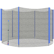SPORTNOW Trampoline Safety Net for Ø244 cm Round Trampoline Outdoor Protective Net for 6 Straight Poles Blue