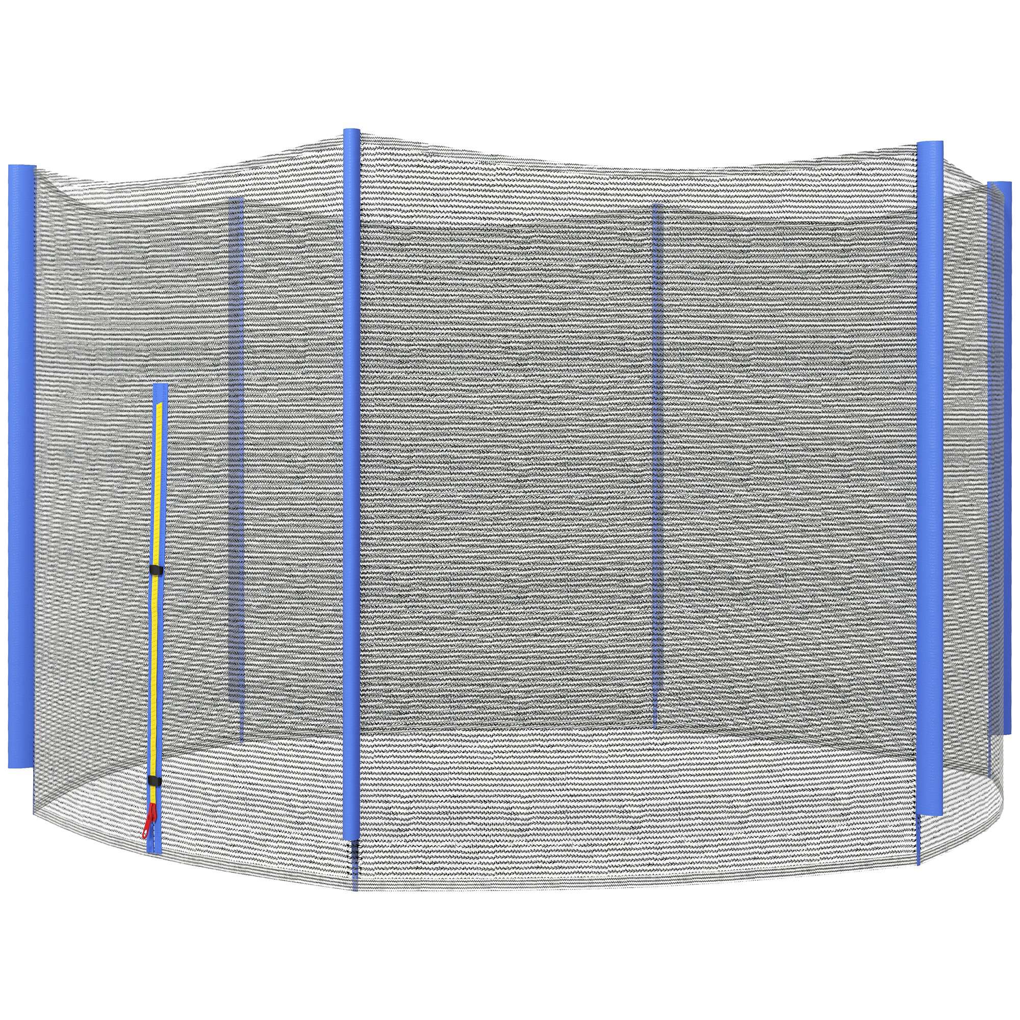 SPORTNOW Trampoline Safety Net for Ø244 cm Round Trampoline Outdoor Protective Net for 6 Straight Poles Blue