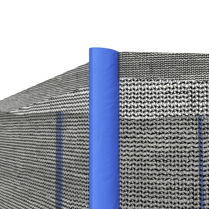 SPORTNOW Trampoline Safety Net for Ø244 cm Round Trampoline Outdoor Protective Net for 6 Straight Poles Blue