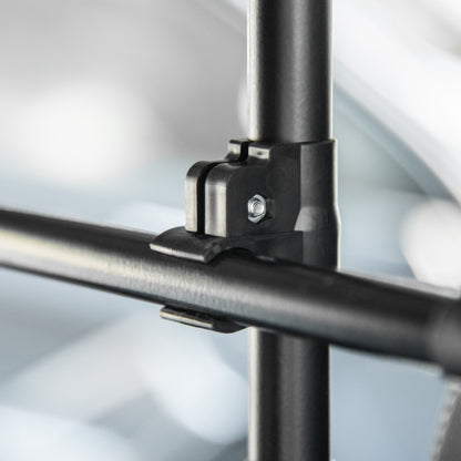 Adjustable Car Divider for Dogs Width and Height 87-135 x 85-120 cm Universal Steel Protective Grid for Car Trunk Luggage Black