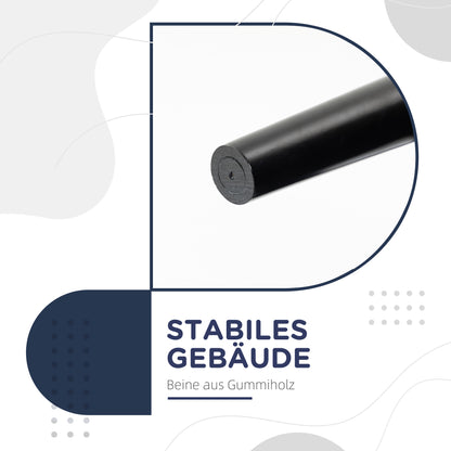 Bed Bench, Upholstered Bench, Storage Ottoman, Entryway Bench for Bedroom, Up to 130 kg Capacity, Canvas Fabric, Blue, 102 x 36 x 51 cm