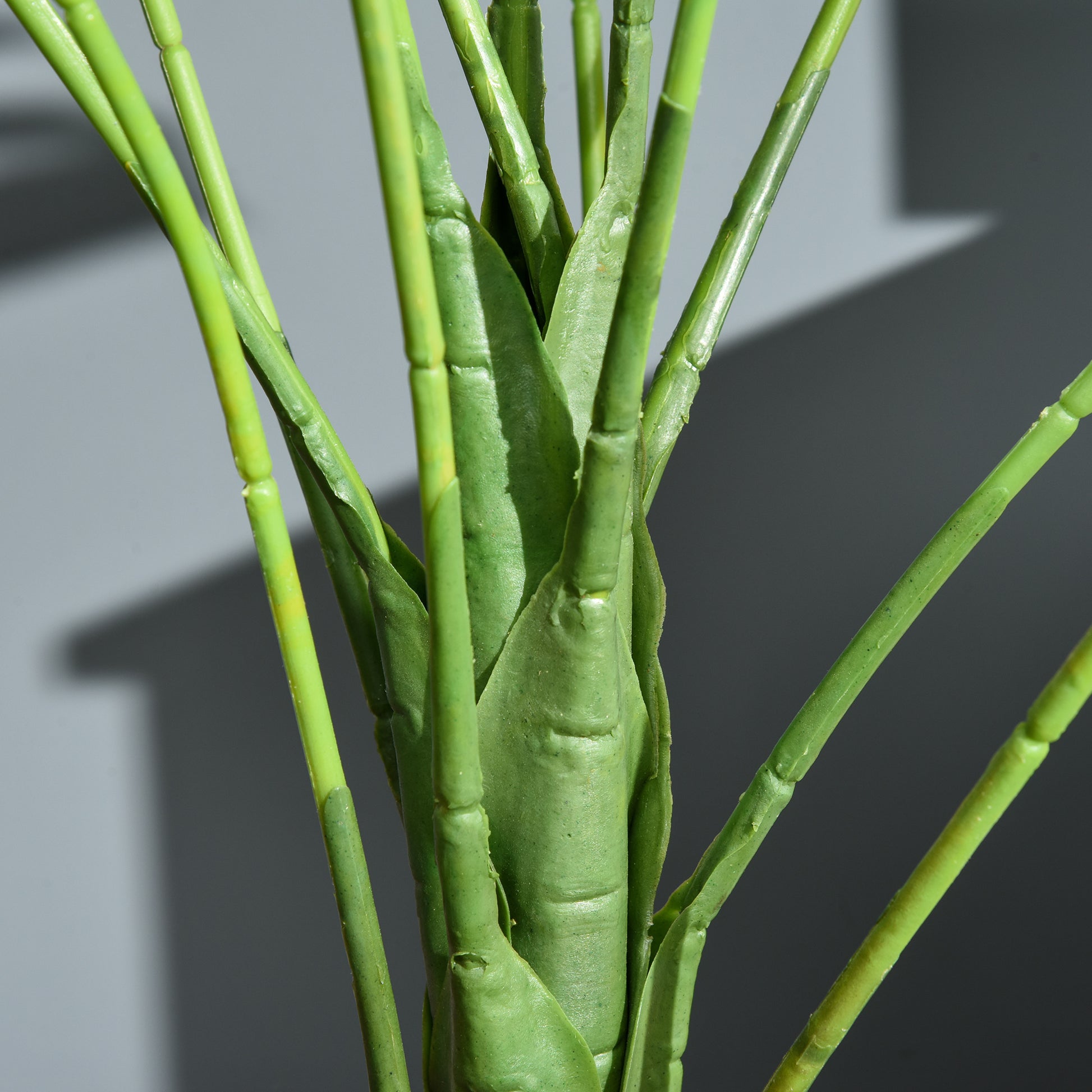 Artificial Plant Monstera Model Artificial Tree with 13 Leaves in Cement Pot, Indoor or Outdoor, Dim. Ø16 x 85H cm