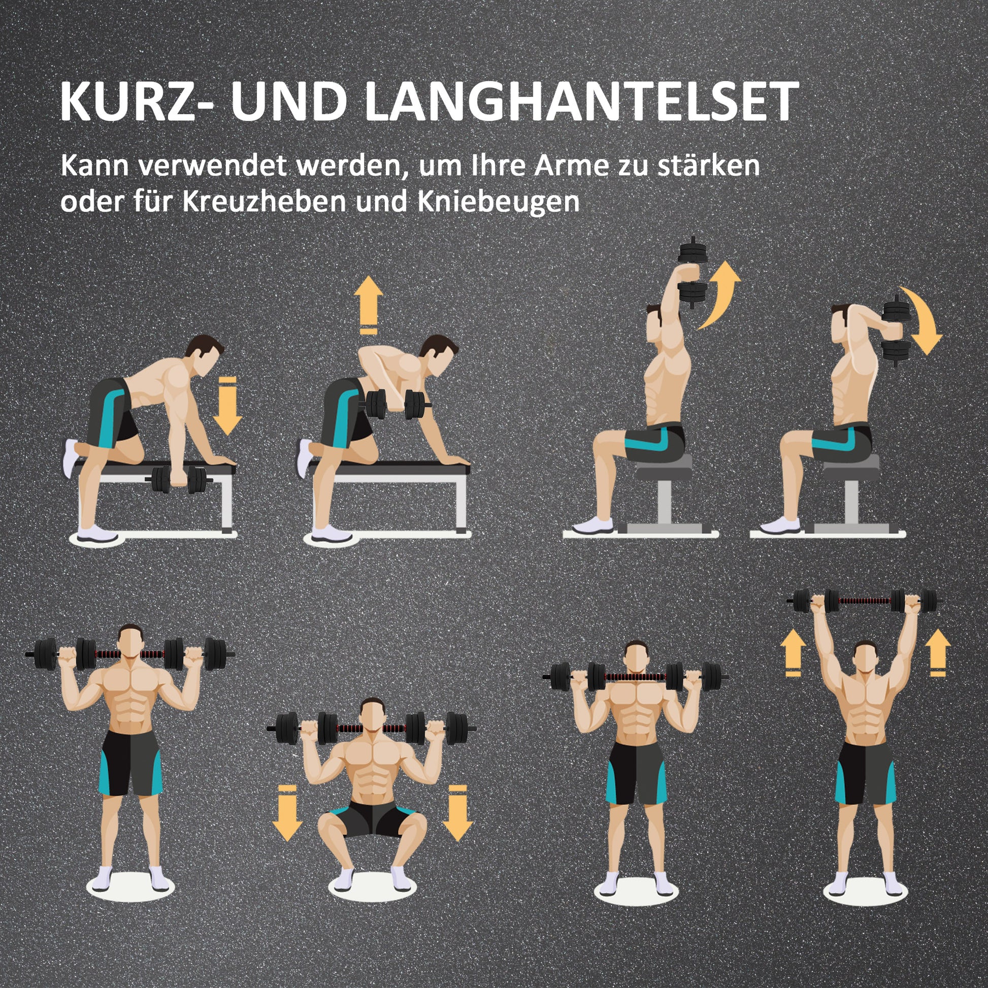 2 in 1 Dumbbells Set 20 kg Adjustable Dumbbell & Barbell Professional Dumbbell Strength Training and Weightlifting for Home Fitness
