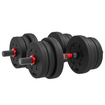 2 in 1 Dumbbells Set 20 kg Adjustable Dumbbell & Barbell Professional Dumbbell Strength Training and Weightlifting for Home Fitness