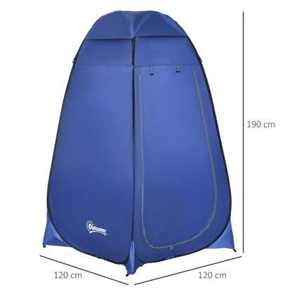 Pop-up Shower Tent, Portable Toilet Tent with Carrying Bag Window Mobile Changing Room WC Tent Privacy Toilet Changing Room Pop-up Tent Storage Tent for Outdoor Camping Beach