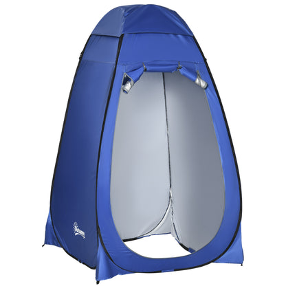 Pop-up Shower Tent, Portable Toilet Tent with Carrying Bag Window Mobile Changing Room WC Tent Privacy Toilet Changing Room Pop-up Tent Storage Tent for Outdoor Camping Beach
