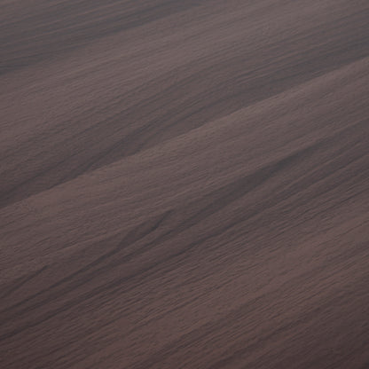 Computer Desk 120 cm Writing Desk with Multiple Shelves Drawer Keyboard Tray Monitor Printer CPU Stands 152x60x88 cm Brown