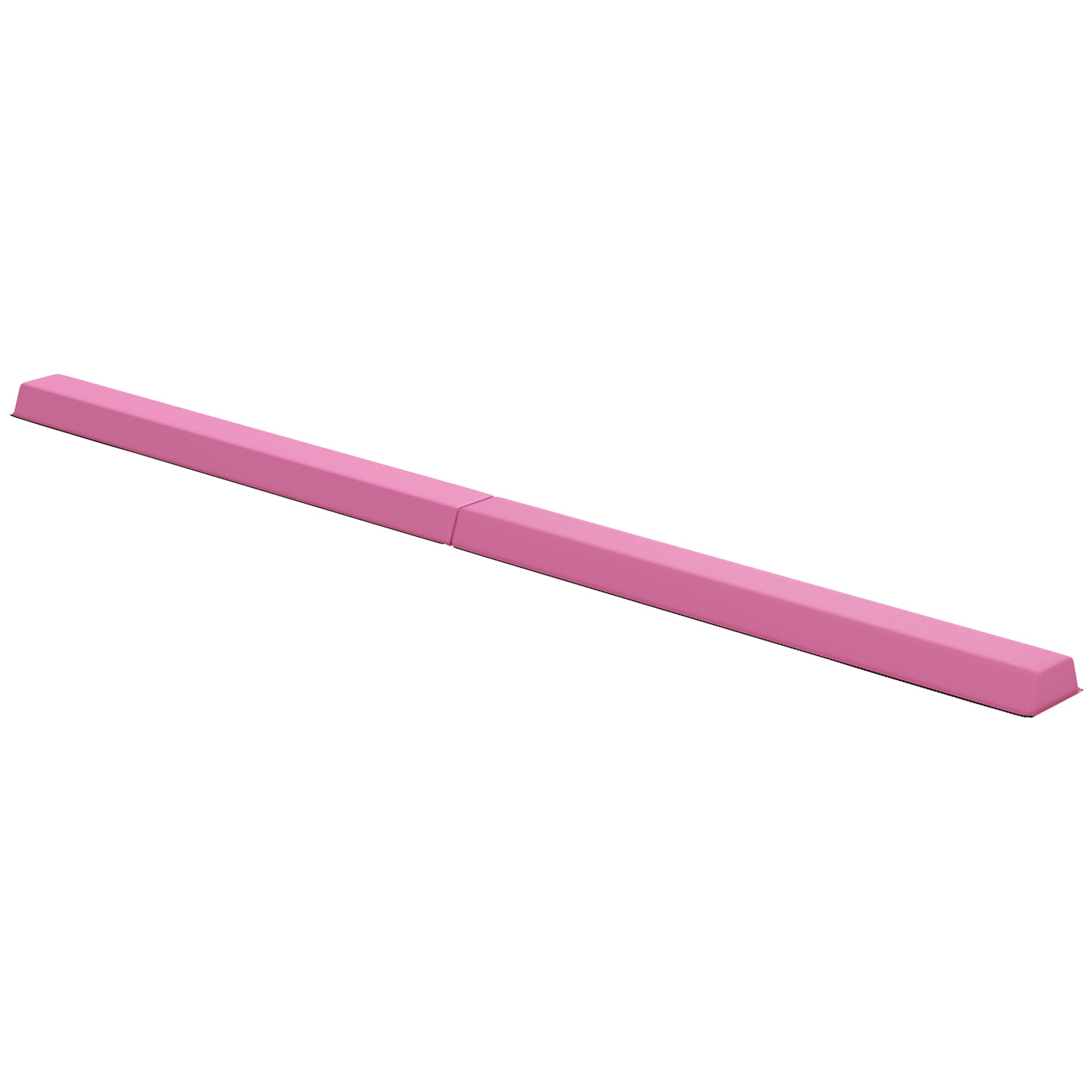 SPORTNOW 236 cm Folding Balance Beam, Portable Gymnastics Beam, Non-slip Balance Beam for Kids 3 Years and Up, Indoor & Outdoor, Light Red