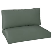 Pallet Cushion 2-Piece Set Removable Seat Cushion Pallet Pads with Backrest Outdoor Cushions Pallet Covers for Euro Pallets Pallet Sofa Pallet Furniture 120 x 80 x 20 cm Dark Grey