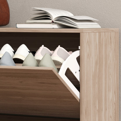 3-Piece Entryway Furniture Set with Bench Shoe Rack, Wall Coat Rack, and Mirror, Wardrobe for Bedroom and Hallway in Wood, 80x27x46.5 cm, Dark Brown