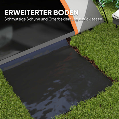 Dome Tent for 2 Persons Lightweight, Stable Waterproof Family Tent with Door & Window Pack Bag, Hook, Camping Tent with 3000mm Water Column Tent for Camping Travel Trekking Garden