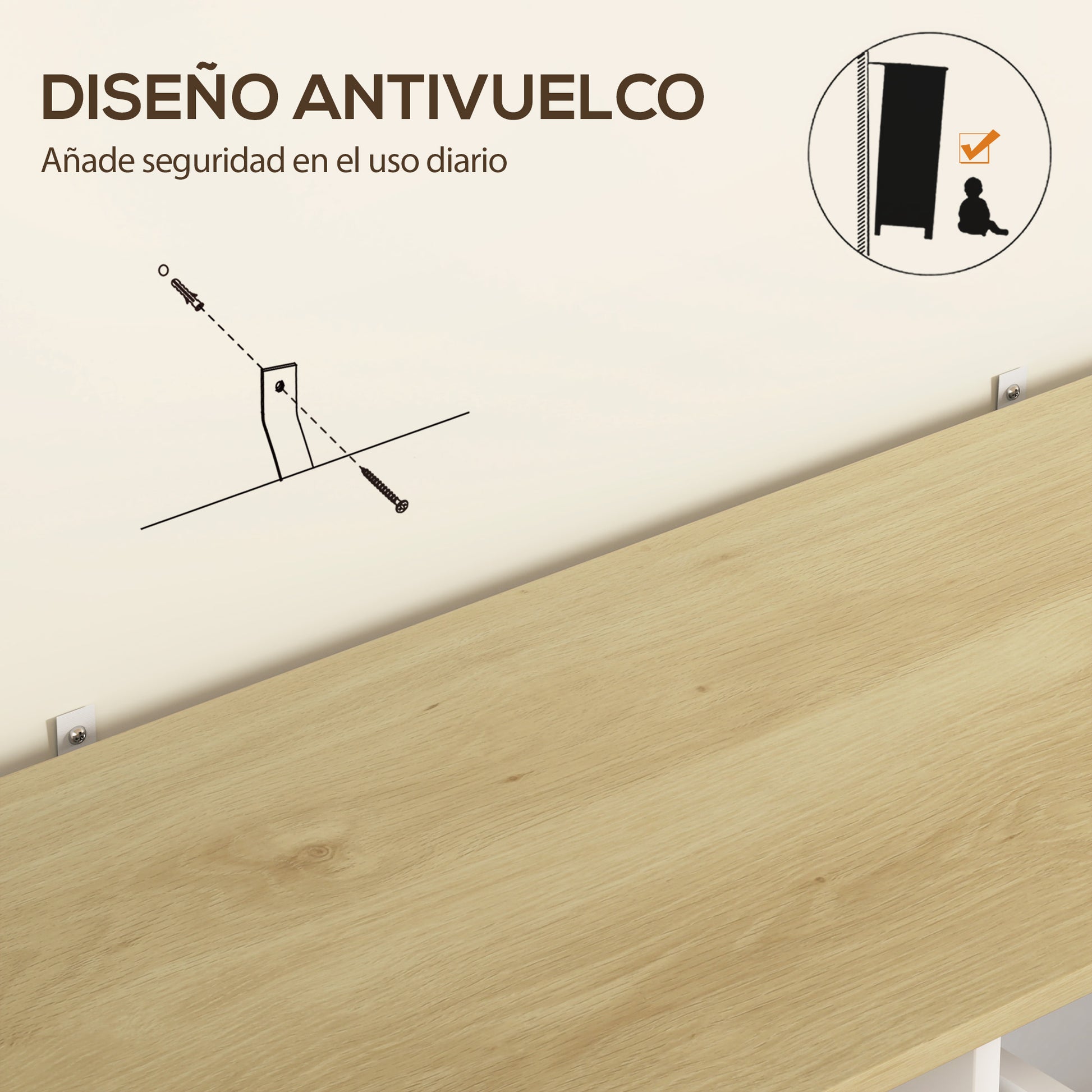 Kitchen Sideboard Kitchen Cabinet Pantry with Door Shelf Drawer Magnetic Doors Adjustable Shelves Sideboard for Dining Room 105x40x83 cm White and Oak