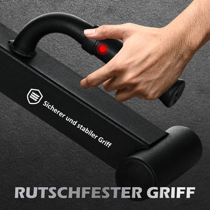 SPORTNOW Barbell Jack Deadlift Jack with Non-Slip Grip Deadlifting Barbell Jack Barbell Stand for Loading Barbell Weights Weightlifting Strength Training