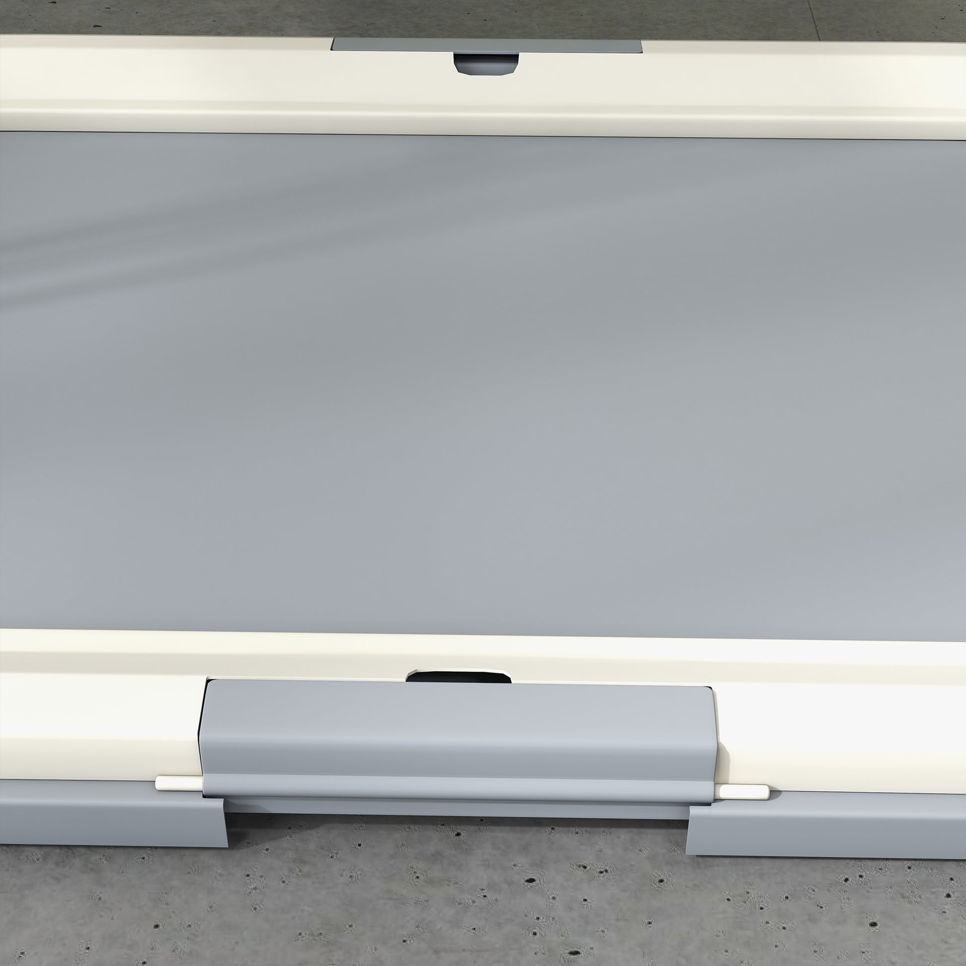 Dog Toilet Dog Potty with Tray for Puppy Training Indoors and Outdoors 63x48.5x6 cm Gray