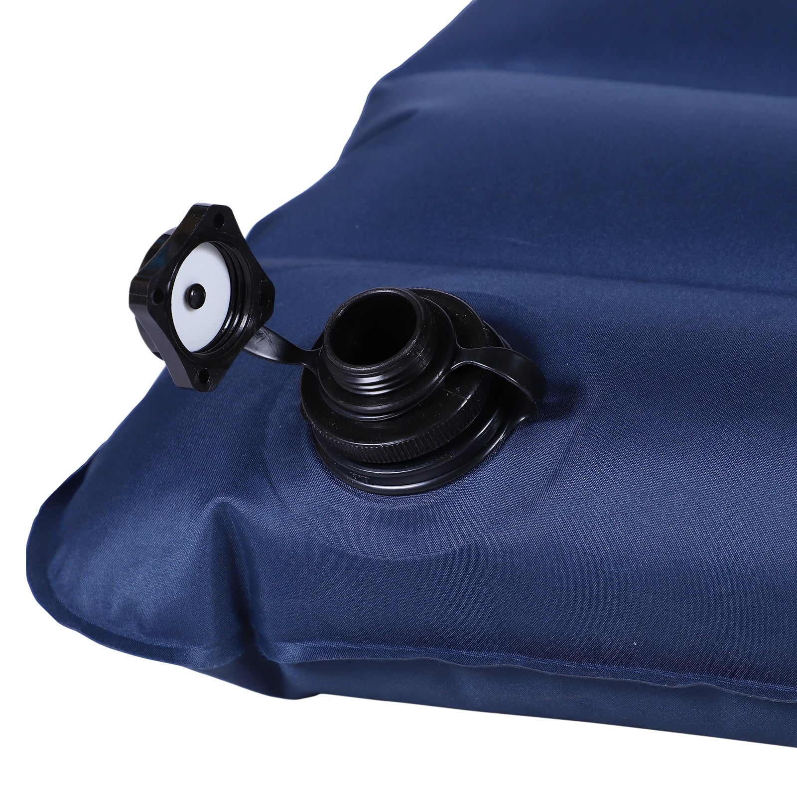 Air Mattress 2 Persons Self-Inflating Sleeping Mat Airbed with Built-in Pump Inflatable Mattress Guest Mattress Guest Bed Sleeping Pad for Camping Home Use 195 x 138 x 10 cm