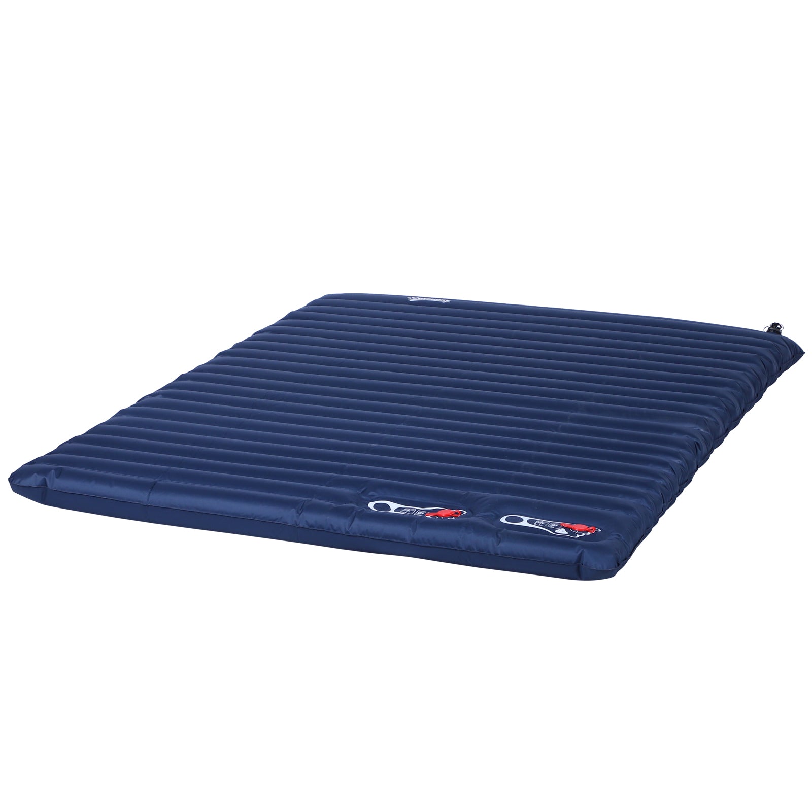 Air Mattress 2 Persons Self-Inflating Sleeping Mat Airbed with Built-in Pump Inflatable Mattress Guest Mattress Guest Bed Sleeping Pad for Camping Home Use 195 x 138 x 10 cm