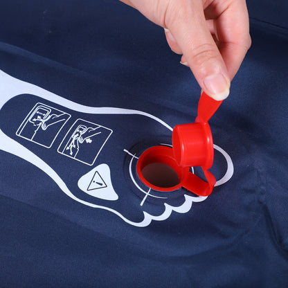 Air Mattress 2 Persons Self-Inflating Sleeping Mat Airbed with Built-in Pump Inflatable Mattress Guest Mattress Guest Bed Sleeping Pad for Camping Home Use 195 x 138 x 10 cm