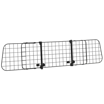 Dog Guard Car Universal Auto Safety Grid for Dogs with Continuously Adjustable Width, Partition for Trunk Dog Car Grid Dog Safety Grid 91-152 x 30 cm