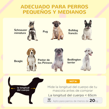 Dog House Outdoor Small and Medium Dog House with Flip Asphalt Roof Curtain Door Transparent Front Panel and Removable Base 90x62x71 cm Natural