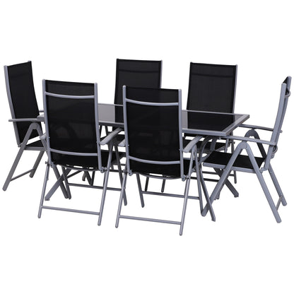 7-Piece Seating Set Garden Furniture Set Outdoor Aluminum (7-Piece)
