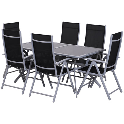 7-Piece Seating Set Garden Furniture Set Outdoor Aluminum (7-Piece)
