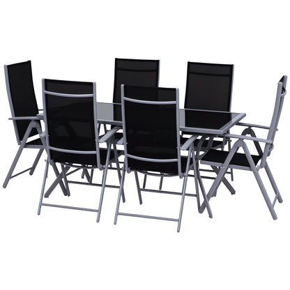 7-Piece Seating Set Garden Furniture Set Outdoor Aluminum (7-Piece)
