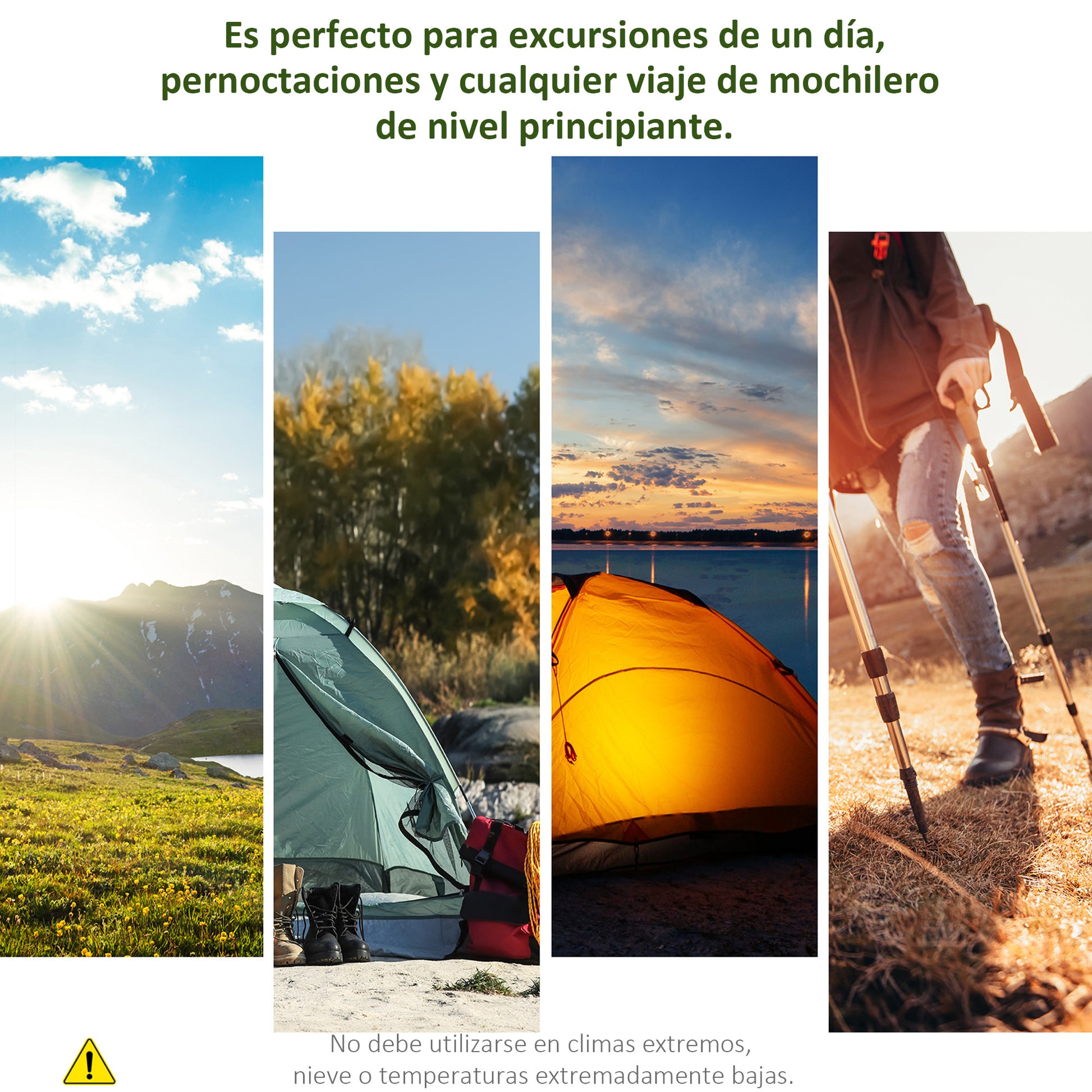 Family Camping Tent for 4-8 People with 2 Bedrooms Large Camping Tent with 2 Pockets and Mesh Windows Waterproof 157.5x108.3x82.7 inches Green