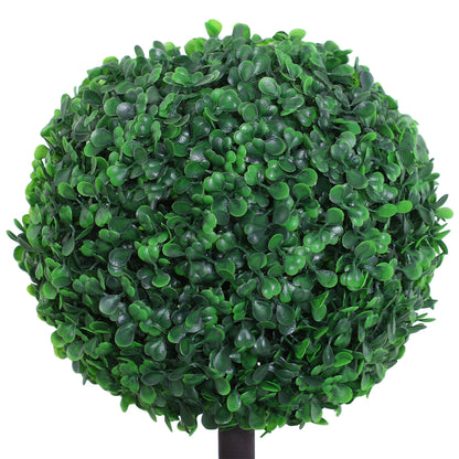 Artificial Boxwood Topiary with 3 Balls Ø 30 x 112H cm Green