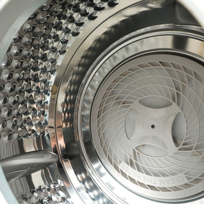 Compact Vent Tumble Dryer Electric 800W 4Kg with 5 Drying Modes, Stainless Steel Drum, Front Load, for Apartment, House, RV, White