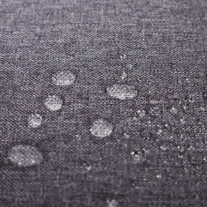 Four-Piece Garden Furniture Set, Seating Group, Sofa with Seat Cushions, Table with Storage, Polyester, Gray, 138 x 69 x 63 cm