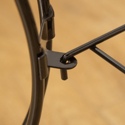 Bird Cage with Wheels Large Cage with Stand Bird Aviary with Removable Tray Doors Feeders Perches and Bottom Shelf for Cockatiel Lovebird Sun Conure 50x49x137 cm Black