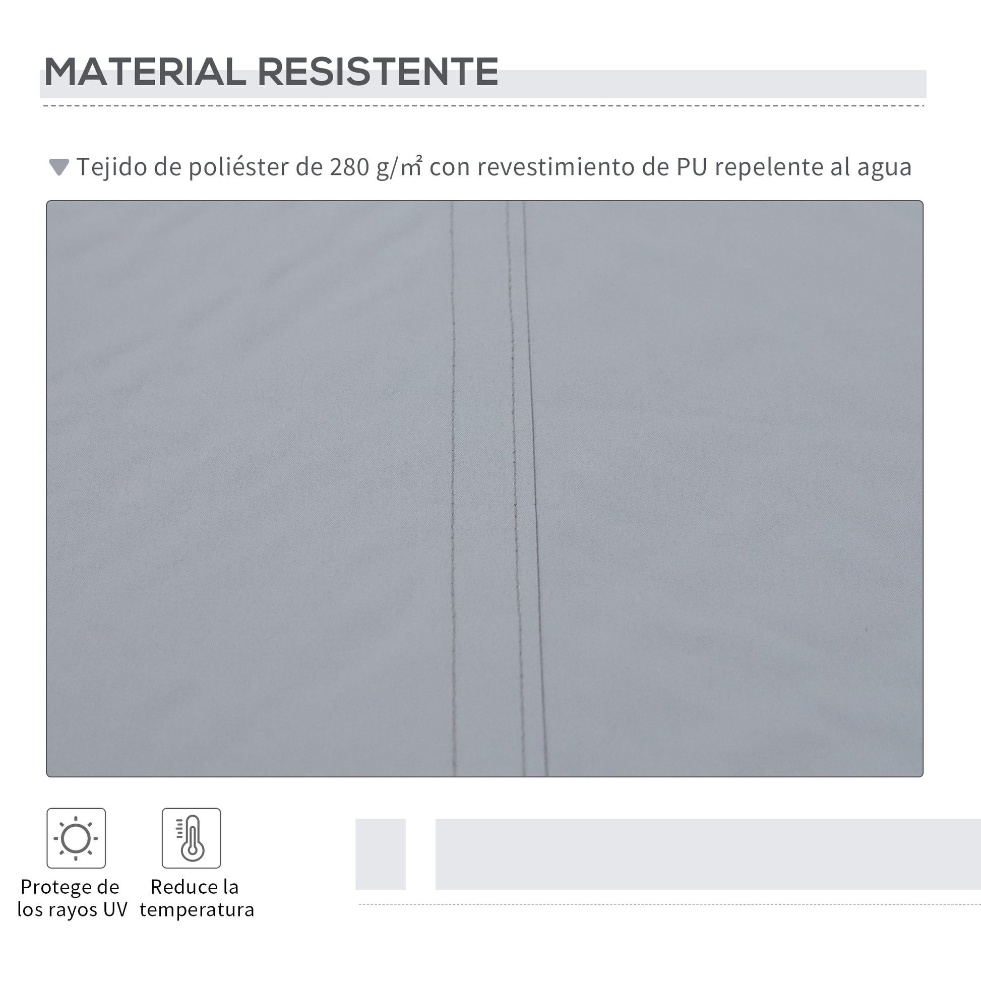 Manual Retractable Awning 3x2.5 m Balcony Awning with Metal Crank Waterproof and Anti-UV Exterior Roller Shade for Garden Terrace Windows Gray
