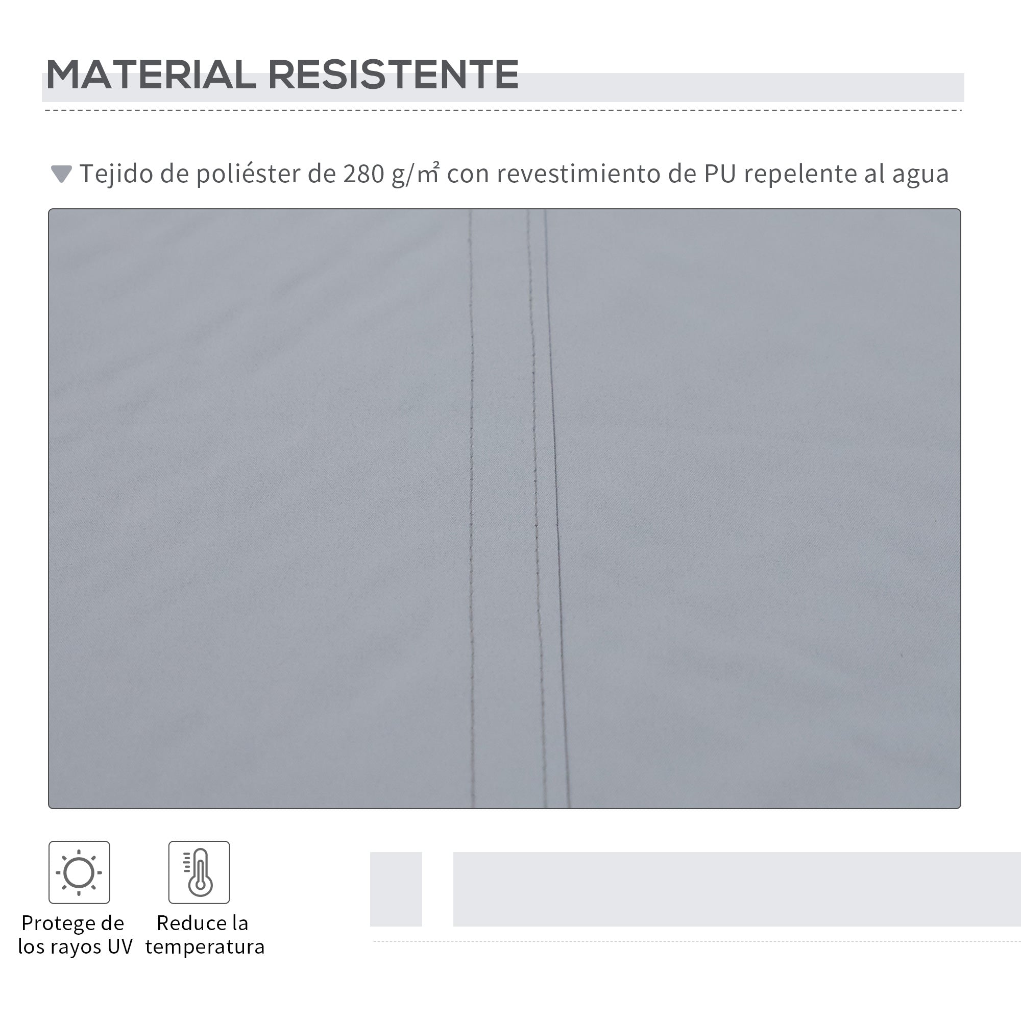 Manual Retractable Awning 3x2.5 m Balcony Awning with Metal Crank Waterproof and Anti-UV Exterior Roller Shade for Garden Terrace Windows Gray