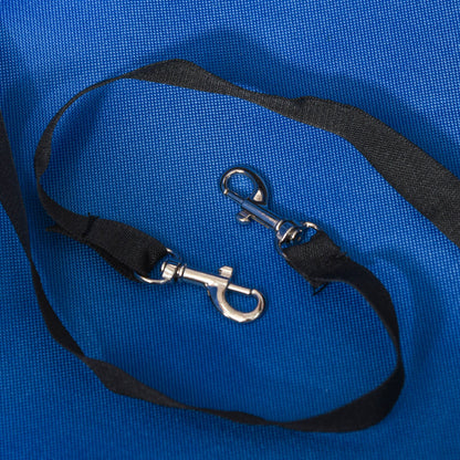 Pet Stroller Dog Buggy with Folding Function Pet Stroller for Small Dogs and Cats Pet Cart Cat Buggy Oxford Blue 67 x 45 x 96 cm