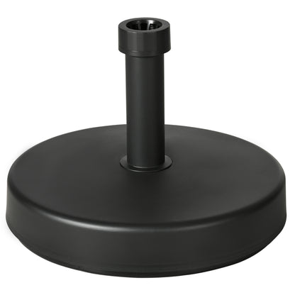Garden Umbrella Base in PP Plastic, max 18kg Weight, Ø45x33 cm, Black