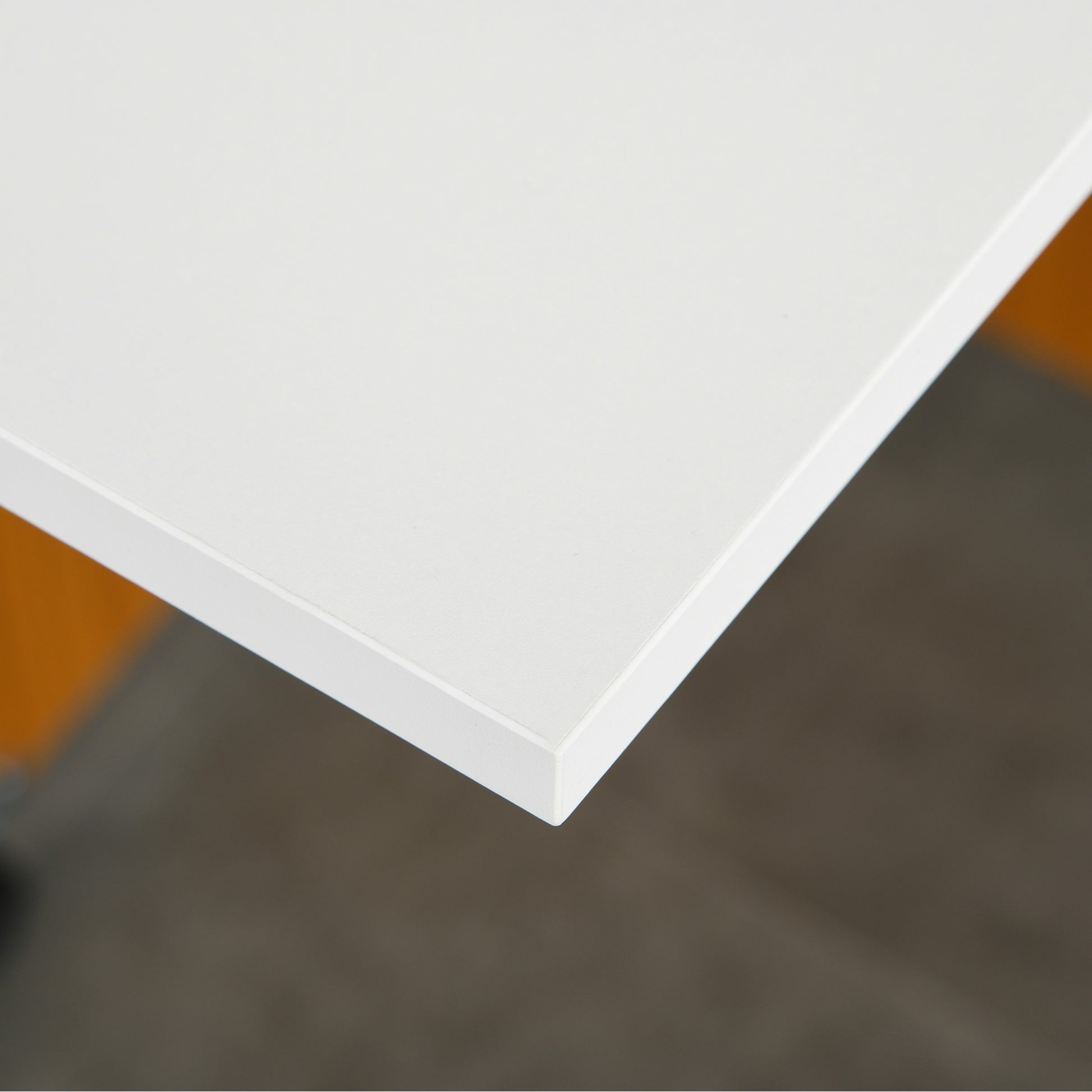 Folding Table Dining Table Mobile Desk with Folding Worktop Side Table with Casters Dining Table for Kitchen White