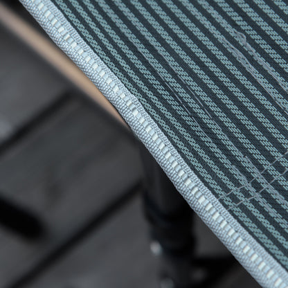 Folding Camping Cot Portable Bed with Pillow Side Pocket Mattress Guest Bed up to 150 kg Capacity Travel Outdoor Oxford Grey 188 x 64.5 x 53 cm