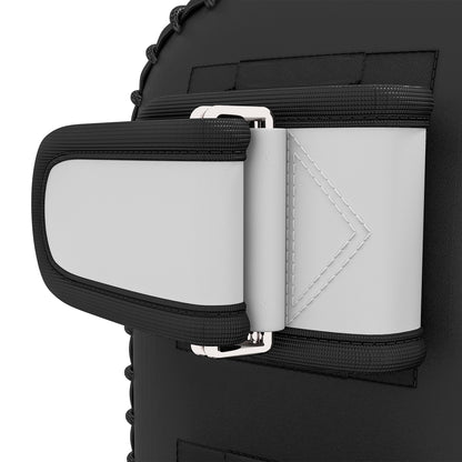 SPORTNOW Boxing and Muay Thai Punch Pad with Straps and Handle, 38x20x18 cm, Black